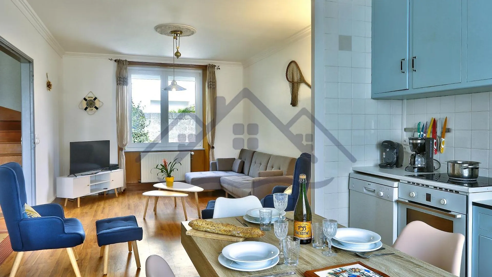 Ty Geoland: Charming Garden Home in Guilvinec with Wi-Fi 0*,  France
